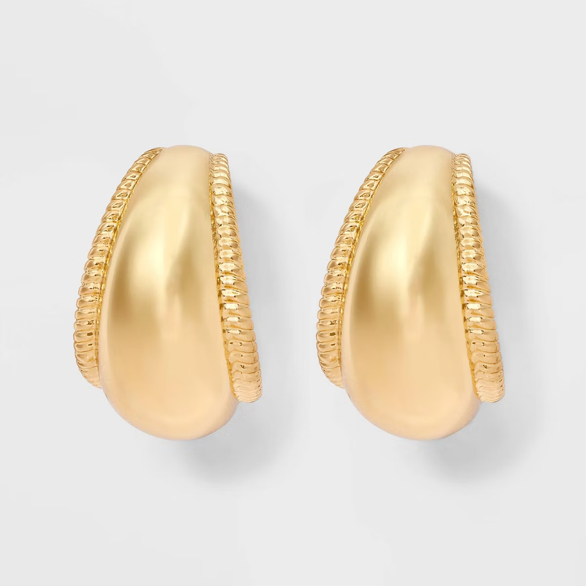Chunky Hoop Earrings - A New Day™ Gold | Target