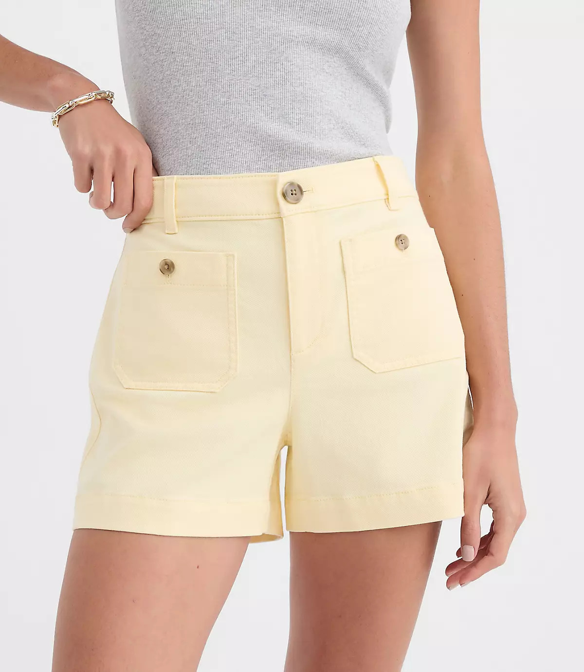 Palmer Shorts in Twill | LOFT