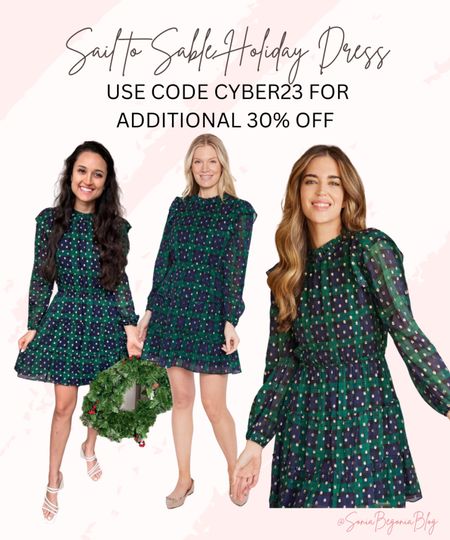 Are you ready for Cyber Monday? @SailtoSable is already offering an extra 30% off their sale section with code CYBER23… which can mean up to 75% off. The sale includes this gorgeous dress! I am linking it here with a few of their other holiday outfits in my cart. There will be surprise new style added to the sale tomorrow for Cyber Monday! Happy shopping, friends! 

#sponsored #sailtosable #cybermonday #cybermondayfashion #cybermondaysales 

#LTKSeasonal #LTKCyberWeek #LTKHoliday