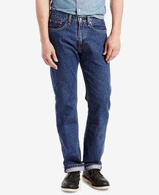Levi's Men's 505™ Regular Straight Fit Non-Stretch Jeans - Macy's | Macy's
