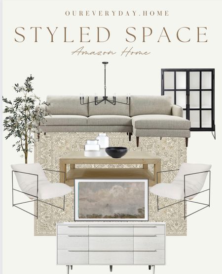 Styled living room space via Amazon home. 

Amazon home decor, amazon style, amazon deal, amazon find, amazon sale, amazon favorite 

home office
oureveryday.home
tv console table
tv stand
dining table 
sectional sofa
light fixtures
living room decor
dining room
amazon home finds
wall art
Home decor 

#LTKsalealert #LTKhome #LTKunder50