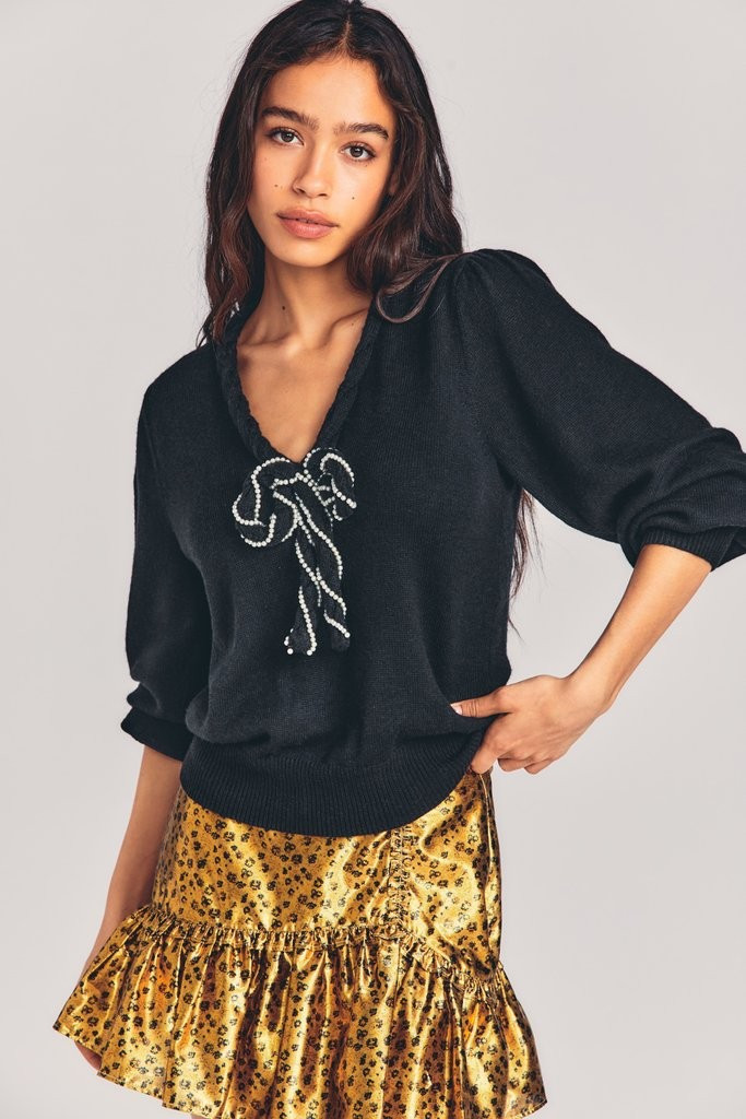 Leonora Pullover Sweater | LOVESHACKFANCY