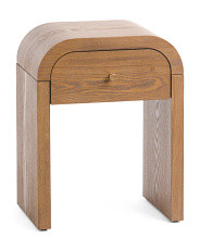 1 Drawer Curved Side Table | TJ Maxx