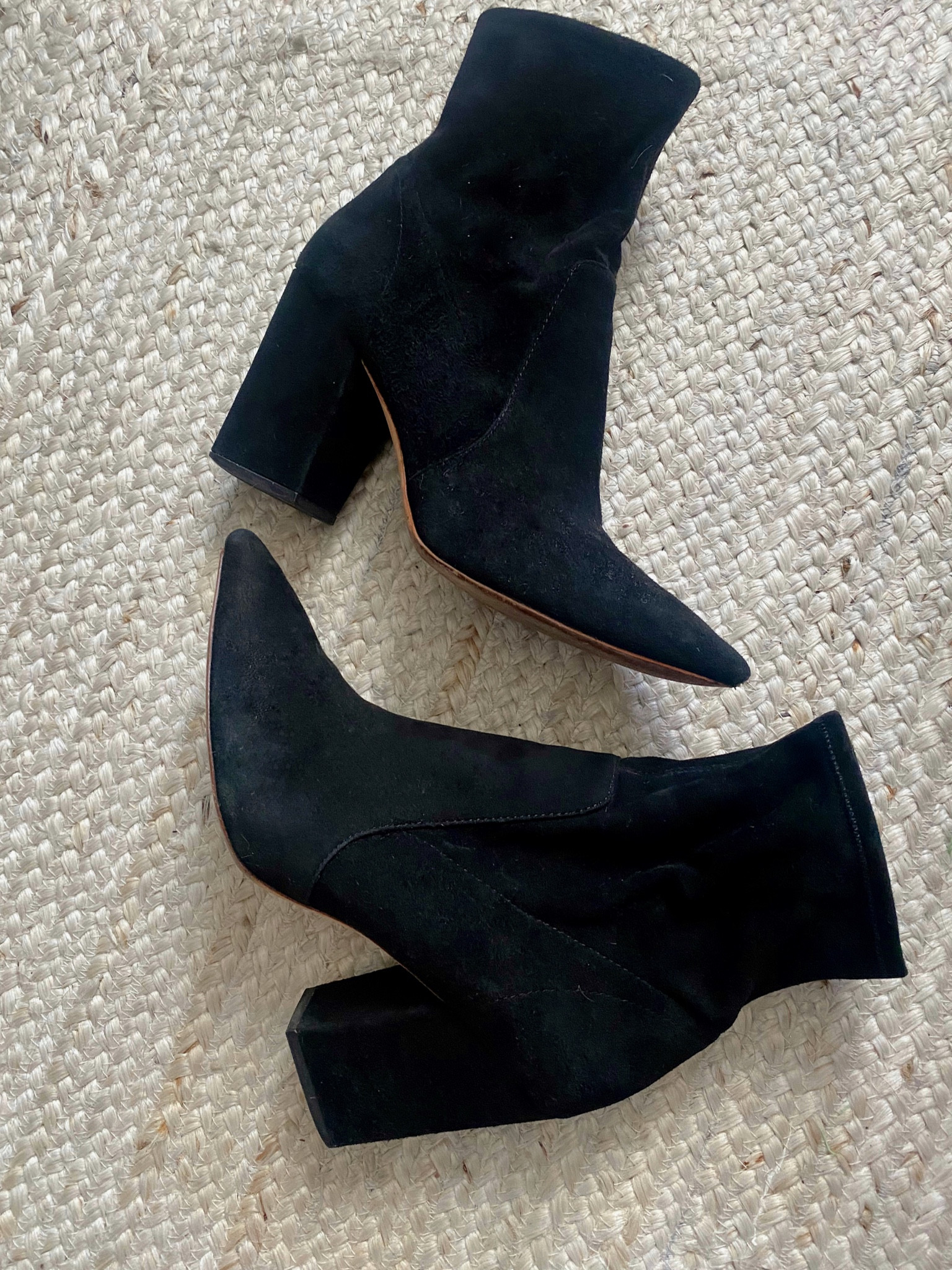One of my favorite pairs of boots, especially if I want a little height. Very comfortable (I can walk in them for long periods) and very flattering. I size up in all Loeffler Randall. I typically wear a 8.5 and wear a 9 in these.

#LTKSeasonal #LTKsalealert #LTKshoecrush