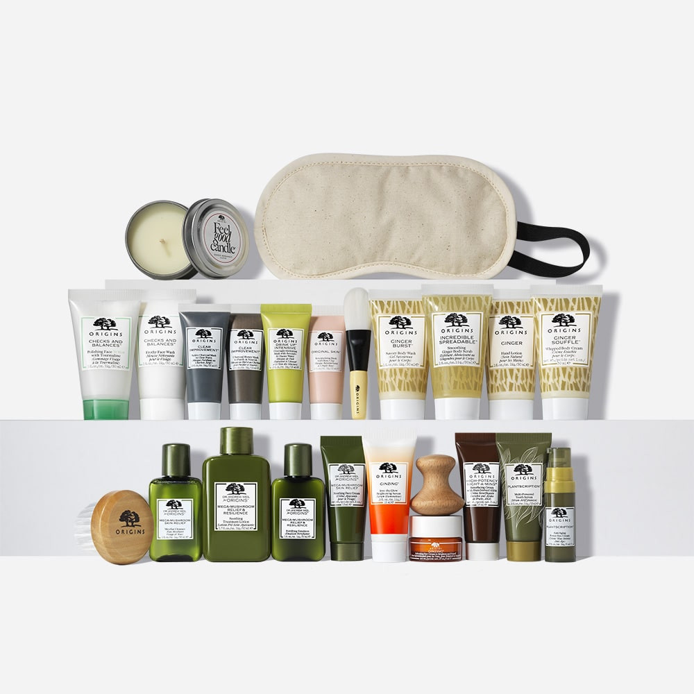 Origins Funhouse 24 Essentials for Face & Body ($211 Value) | Origins | Origins (US)