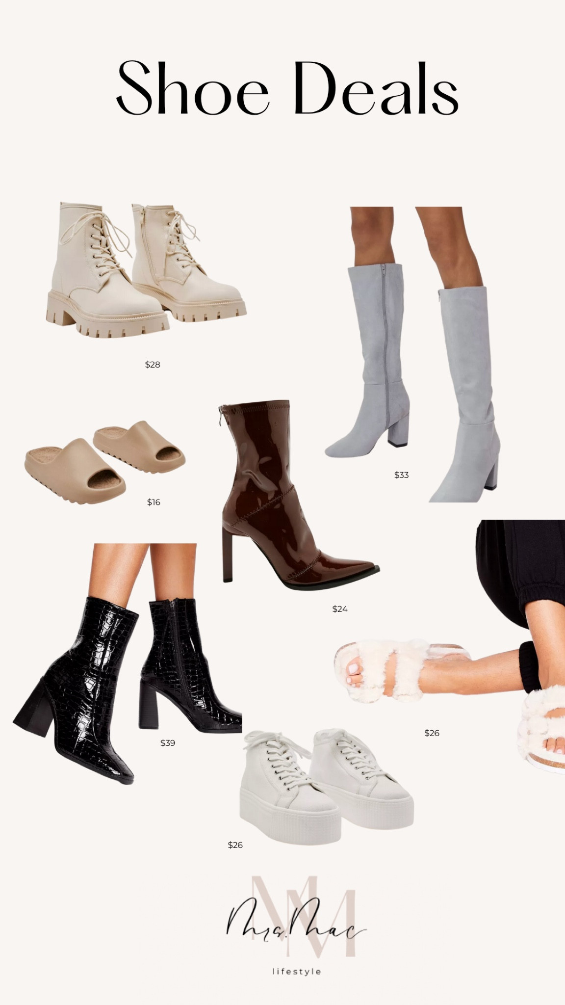 Fall shoes.
NastyGal.
On sale.
Affordable.
Winter.
Nude.
Brown.
Fur.
Slides.
Booties.
Crocodile.


#LTKshoecrush #LTKunder50 #LTKSeasonal