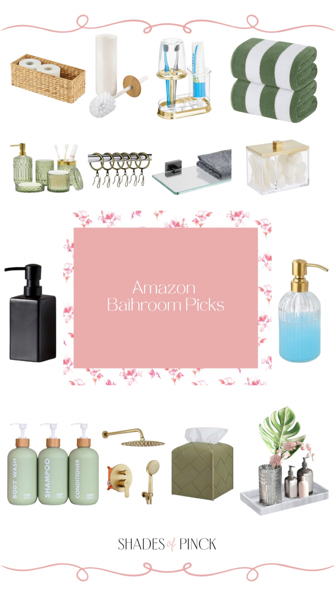 Amazon bathroom picks for your home.

#LTKhome