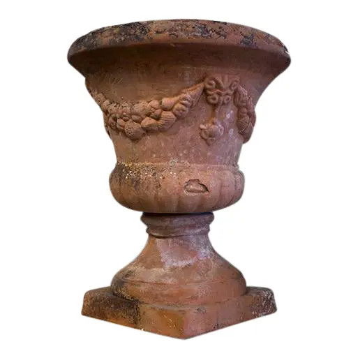 English Terracotta Jardinere | Chairish