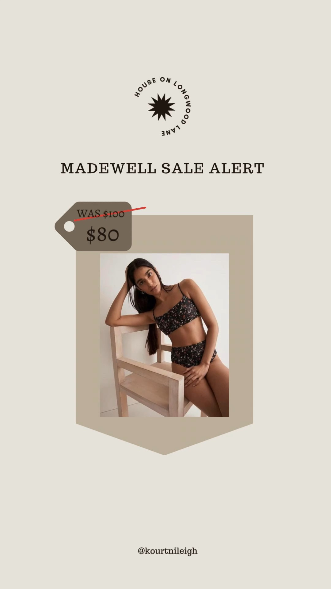 LTK Spring Sale x Madewell! 

My Bathing Suit is on sale! Use code LTK20 to save 20% off! Sale ends Sunday!   

#LTKFind #LTKsalealert #LTKSale