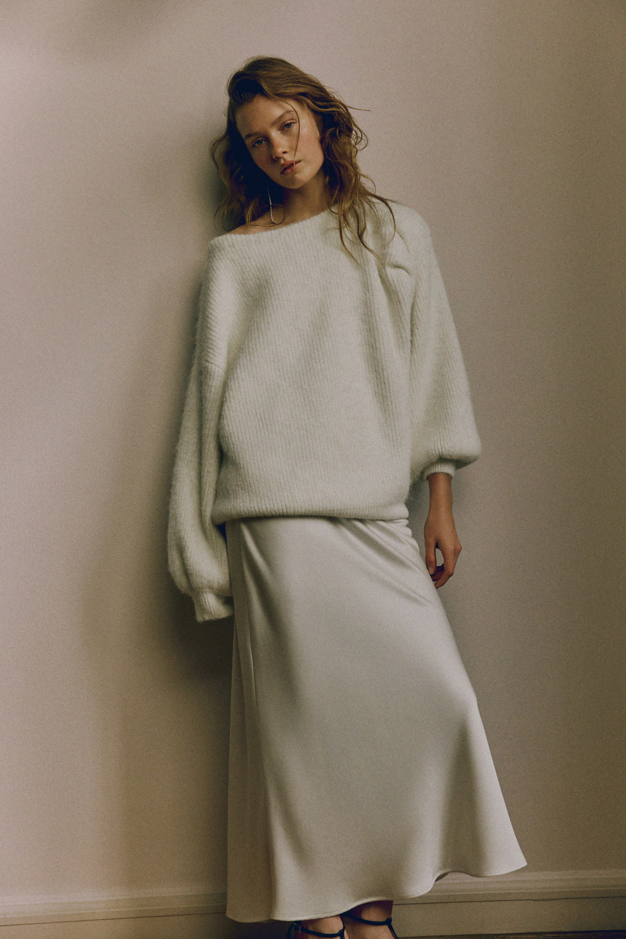 Oversized Boat-Neck Sweater | H&M (US + CA)