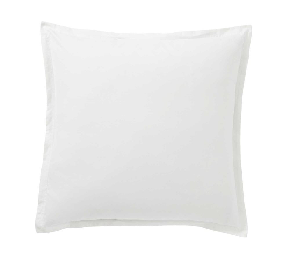 Spencer Washed Organic Percale Shams-Euro | Pottery Barn (US)