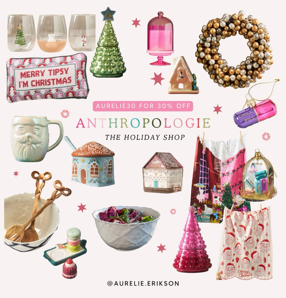 Anthro Christmas gift ideas 🎁✨ use code AURELIE30

#LTKGiftGuide #LTKHoliday #LTKSeasonal