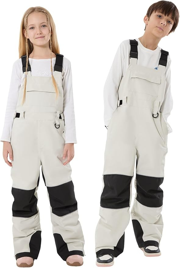 GSOU SNOW Kids Snow Bibs Boys Girls Ski Bib Snowboard Pants Insulated Waterproof Winter Overalls(... | Amazon (US)