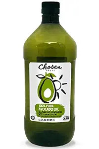 Chosen Foods 100% Pure Avocado Oil, Keto and Paleo Diet Friendly, Kosher Oil for Baking, High-Hea... | Amazon (US)