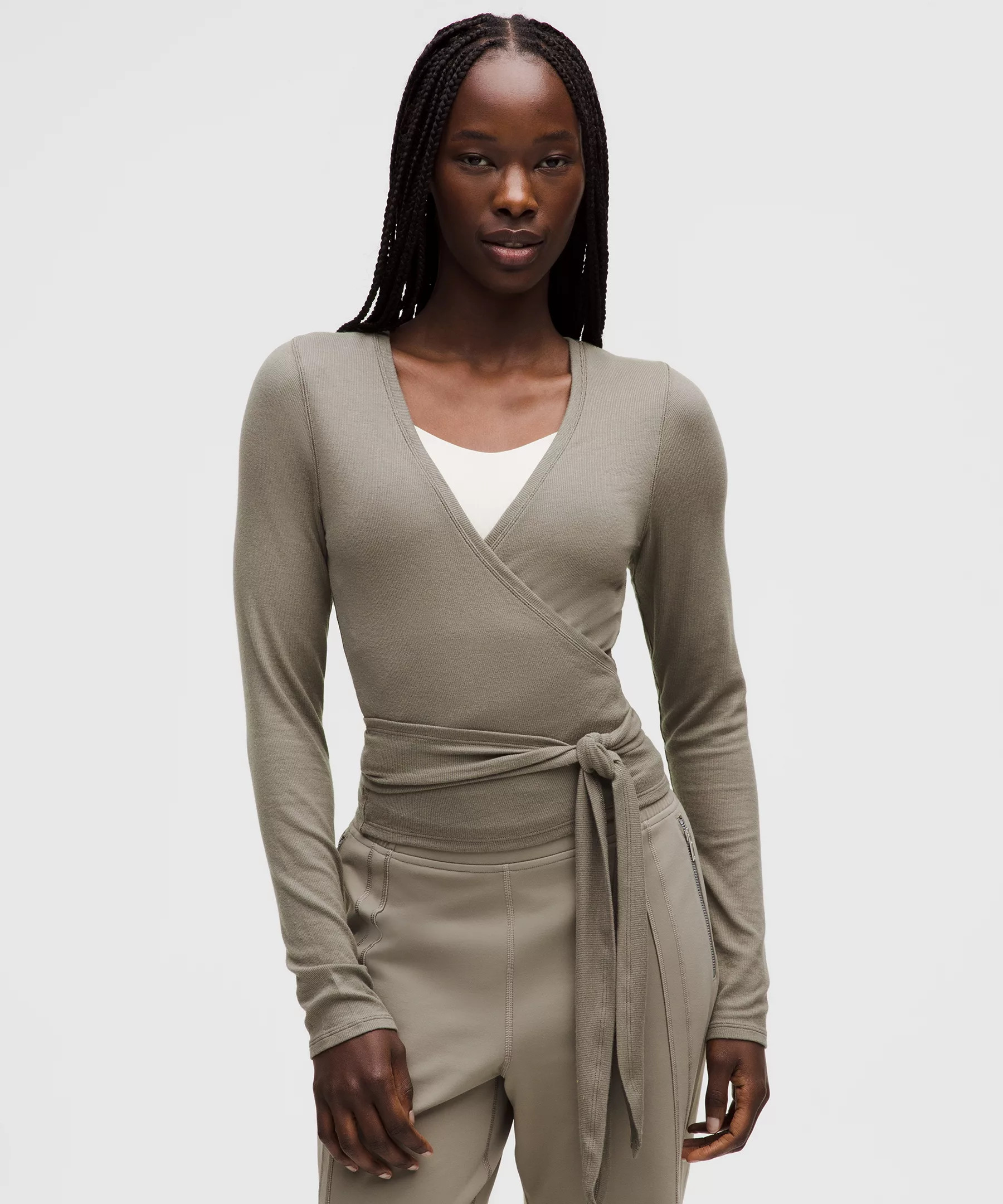 Front-to-Back Wrap-Waist Long-Sleeve Shirt | lululemon (CA)