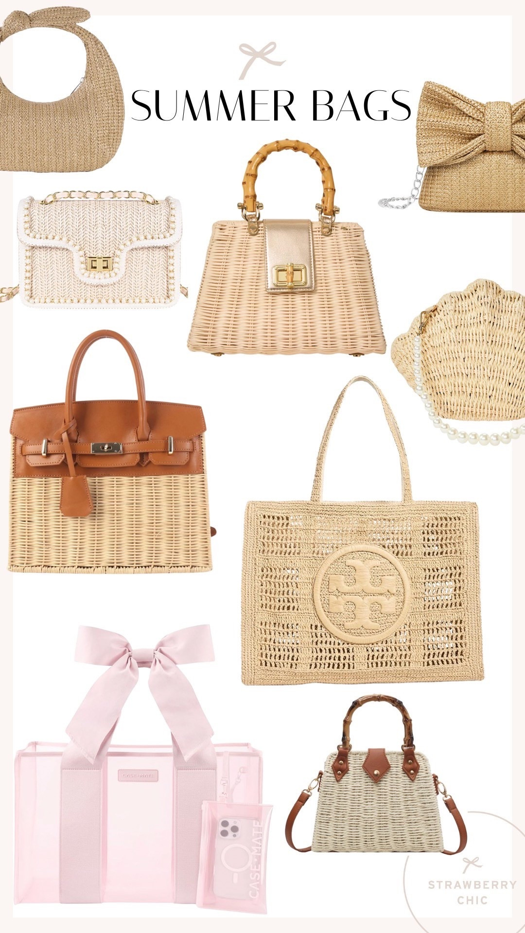 Some of my favorite bags this season! Summer bags // beach bags // pool bags // summer clutches // summer totes // woven bags // neutral bags

#LTKSummerEdit #LTKItBag #LTKSeasonal