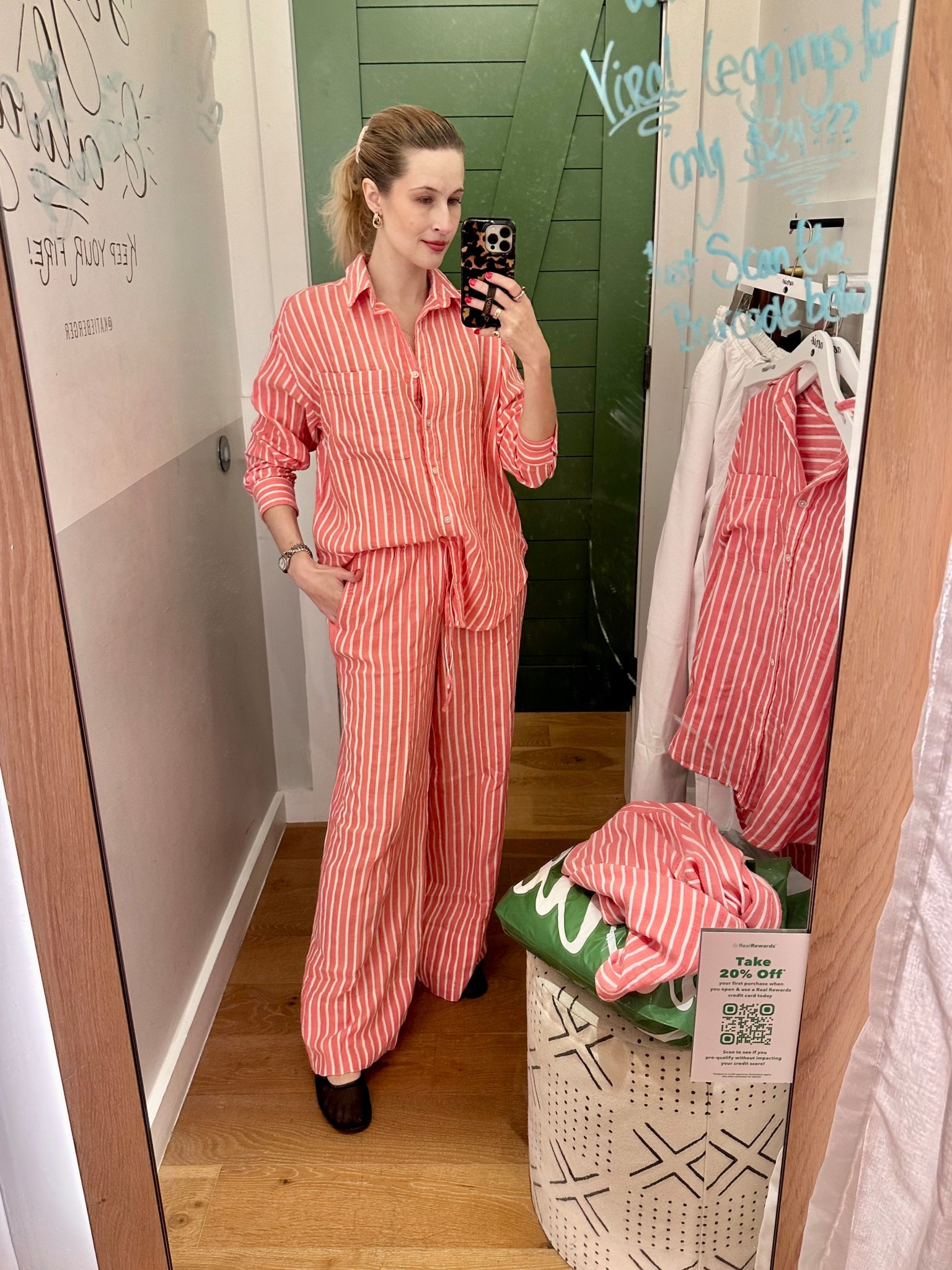 Wearing an xs top & xs pants-also
Got it in tan

Pajamas | swim coverup | beach coverup | travel outfit | beach outfit | vacation outfit 

#LTKootd #LTKFestival #LTKTravel