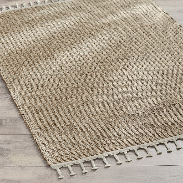 Better Homes & Gardens Ivory Natural Striped Rug by Dave & Jenny Marrs, 7'x10' | Walmart (US)