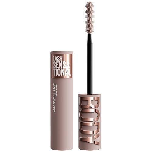 Maybelline Lash Sensational Body Washable Mascara, Volume and Length Formula for 24HR Lash Lift, Smudge and Clump-Resistant, Brownish Black | Amazon (US)