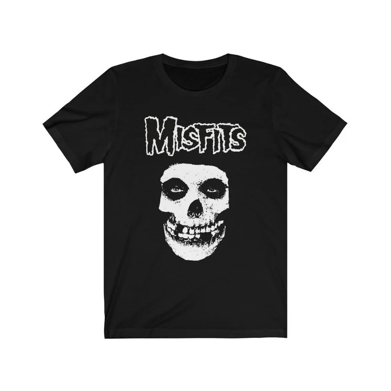 Misfits Punk Rock Vintage  Misfits Distressed Skull Men's | Etsy | Etsy (US)
