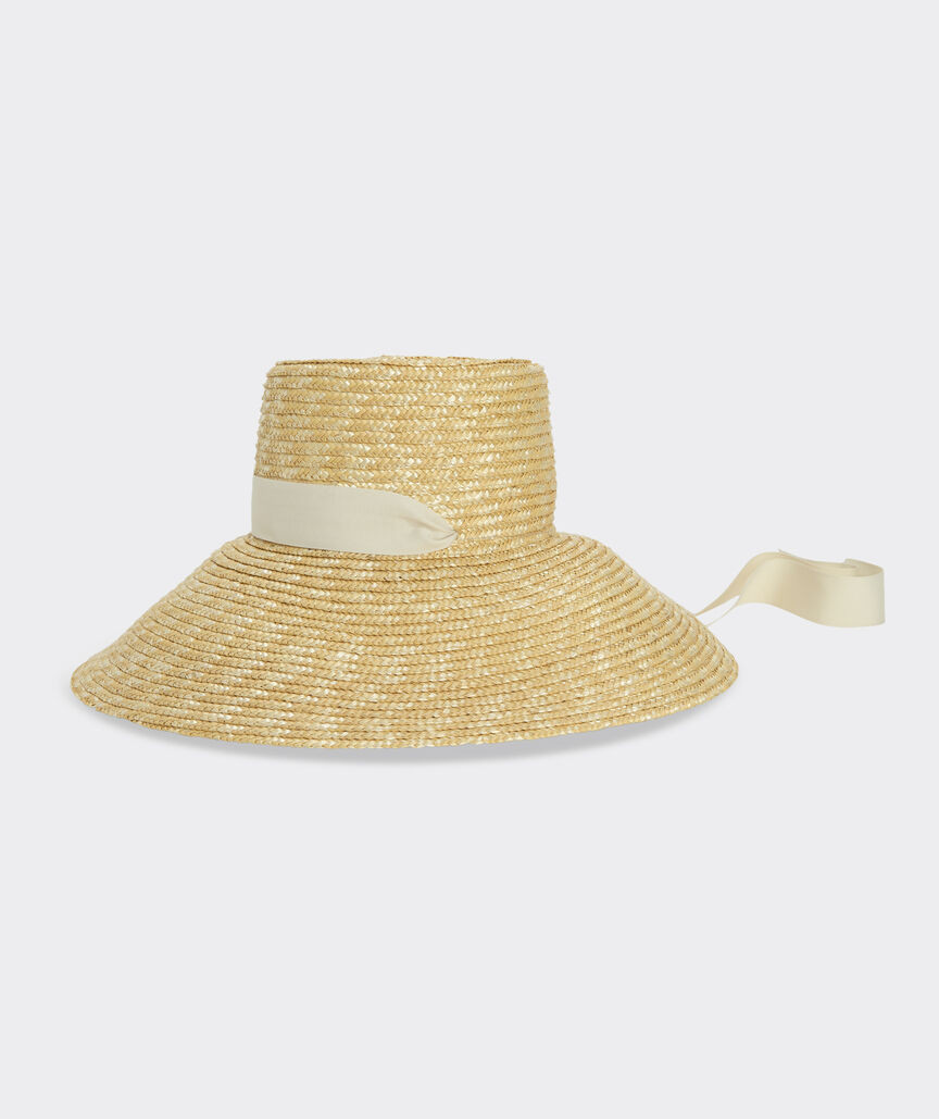 Straw Hat With Ribbon | vineyard vines