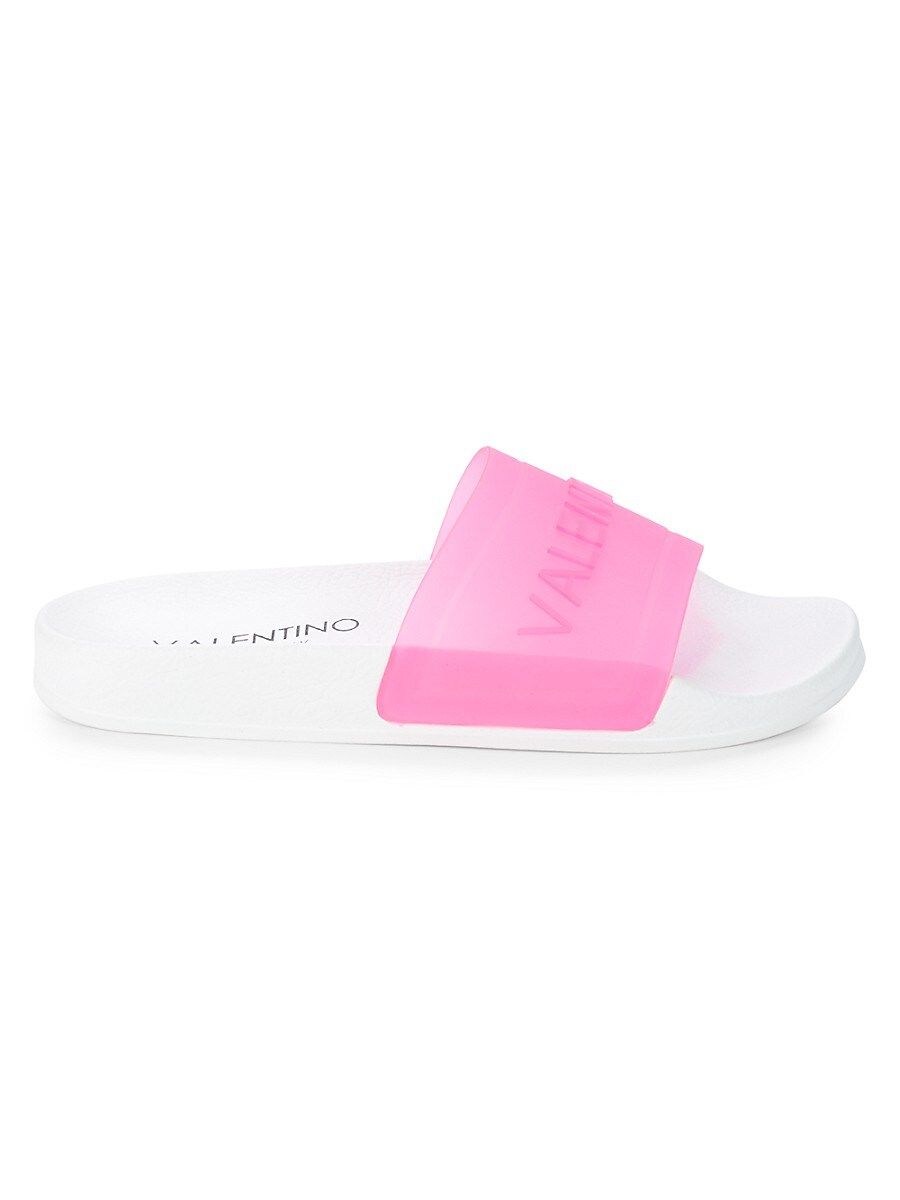 Valentino by Mario Valentino Women's Iride Slides - Pink - Size 6 Sandals | Saks Fifth Avenue OFF 5TH