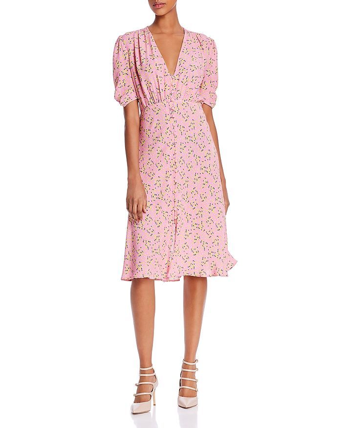 Sabrina Crepe Printed Midi Dress | Bloomingdale's (US)