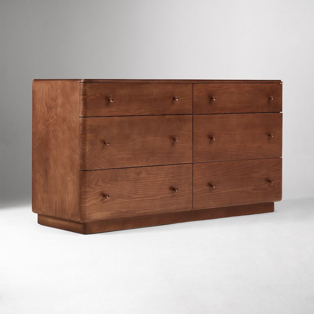 Pierce & Ward Burl Wood 6-Drawer Dresser (60") | West Elm (US)