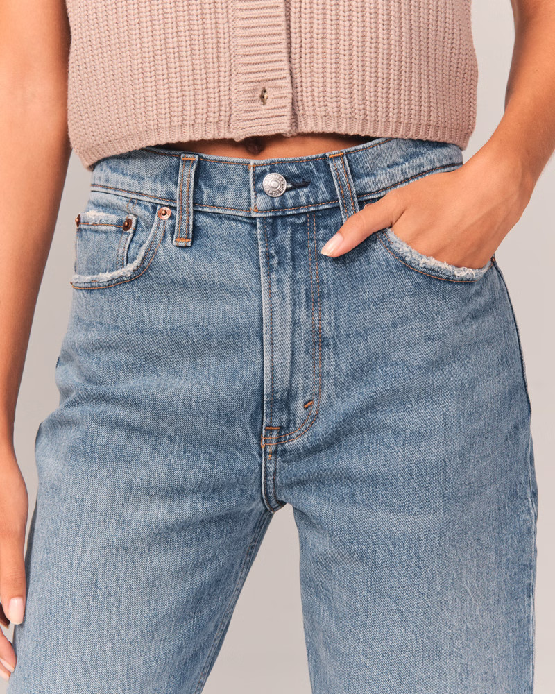 High Rise 80s Mom Jeans | Abercrombie & Fitch (US)