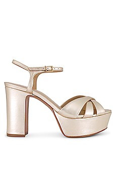 Schutz Keefa Sandal in Platina from Revolve.com | Revolve Clothing (Global)