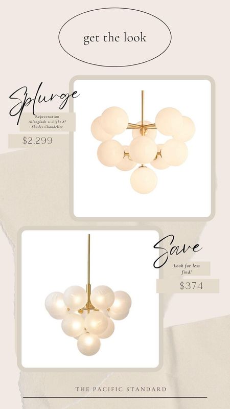 Daily Find #326 | Rejuvenation Rejuvenation Allenglade 11-Light 8" Shades Chandelier #lookforless



Good morning! The look for less features 2 more lights (13 vs. 11) than the Rejuvenation style. It's slightly smaller in scale but, still has an adjustable height. Both styles linked in comments. 

#LTKhome #LTKFind