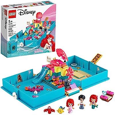LEGO Disney Ariel’s Storybook Adventures 43176 Creative Little Mermaid Building Kit, New 2020 (... | Amazon (US)
