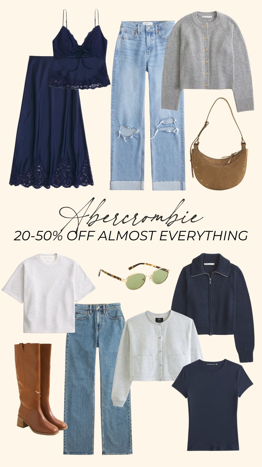 20-50% off almost everything from abercrombie 🩶

winter fashion, sale alert, gifts for her, finds under 50, curve love, denin, sweater, casual outfit, matching set, michele jaliene 

 #LTKSeasonal #LTKSaleAlert #LTKFindsUnder100