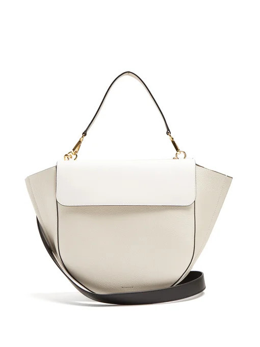 Hortensia trapeze leather shoulder bag | Wandler | Matches (UK)