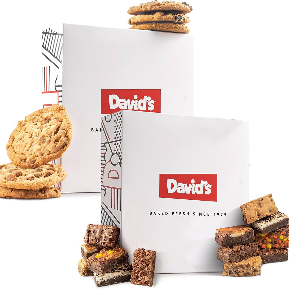DAVID'S COOKIES Assorted Cookies & Brownies in Carton Box | Enjoy Our Homemade, Delicious, Great ... | Amazon (US)