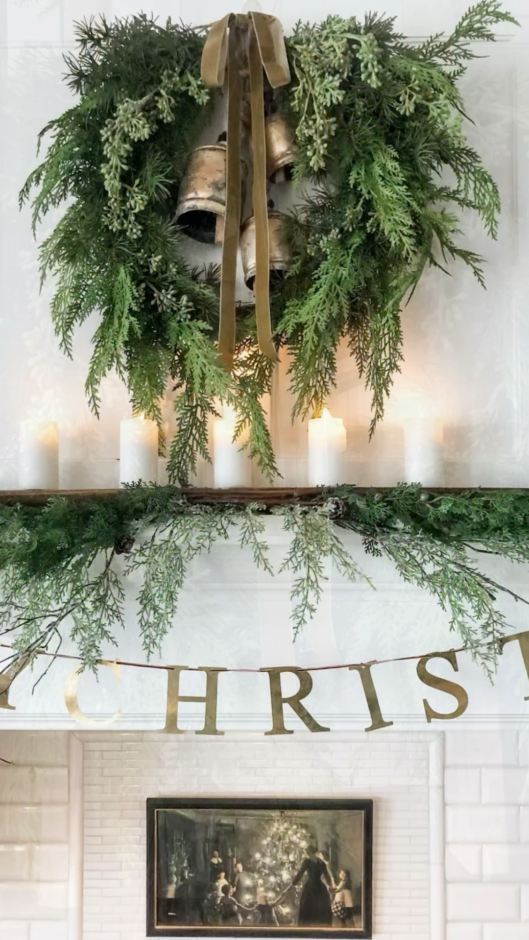 
This pretty wreath is back in stock! This is one of my favorite wreaths! It’s full, realistic, has a fun shape (not round) and has a mix of greenery. It is so pretty on a range hood, mirror or door. I’m using the smaller size. It always sells out early. 


#christmasdecor
#holidaydecor
#holidayhome

#LTKHome #LTKFindsUnder100 #LTKSeasonal