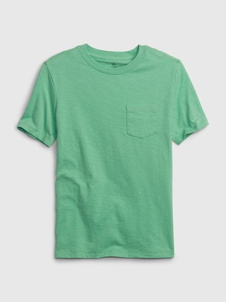Kids 100% Organic Cotton Pocket T-Shirt | Gap (US)