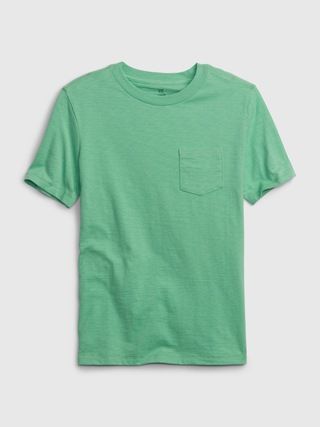 Kids 100% Organic Cotton Pocket T-Shirt | Gap (US)