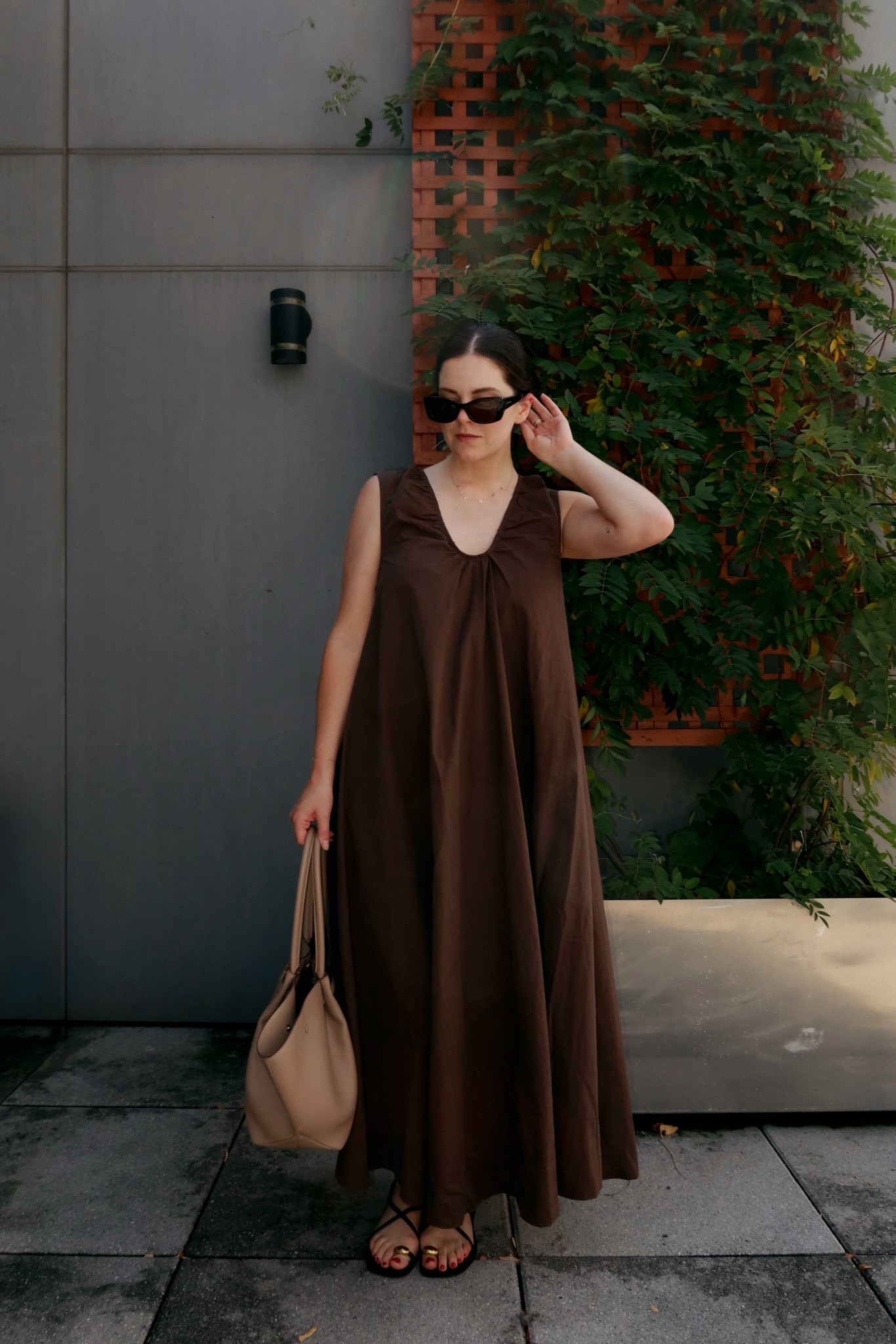 dressing for fall when it’s still summer temps. Transitional outfit, fall dress, maxi dress, postpartum outfit, postpartum dress, dissh dress, breastfeeding friendly, chocolate brown dresss

#LTKSeasonal #LTKStyleTip #LTKBump