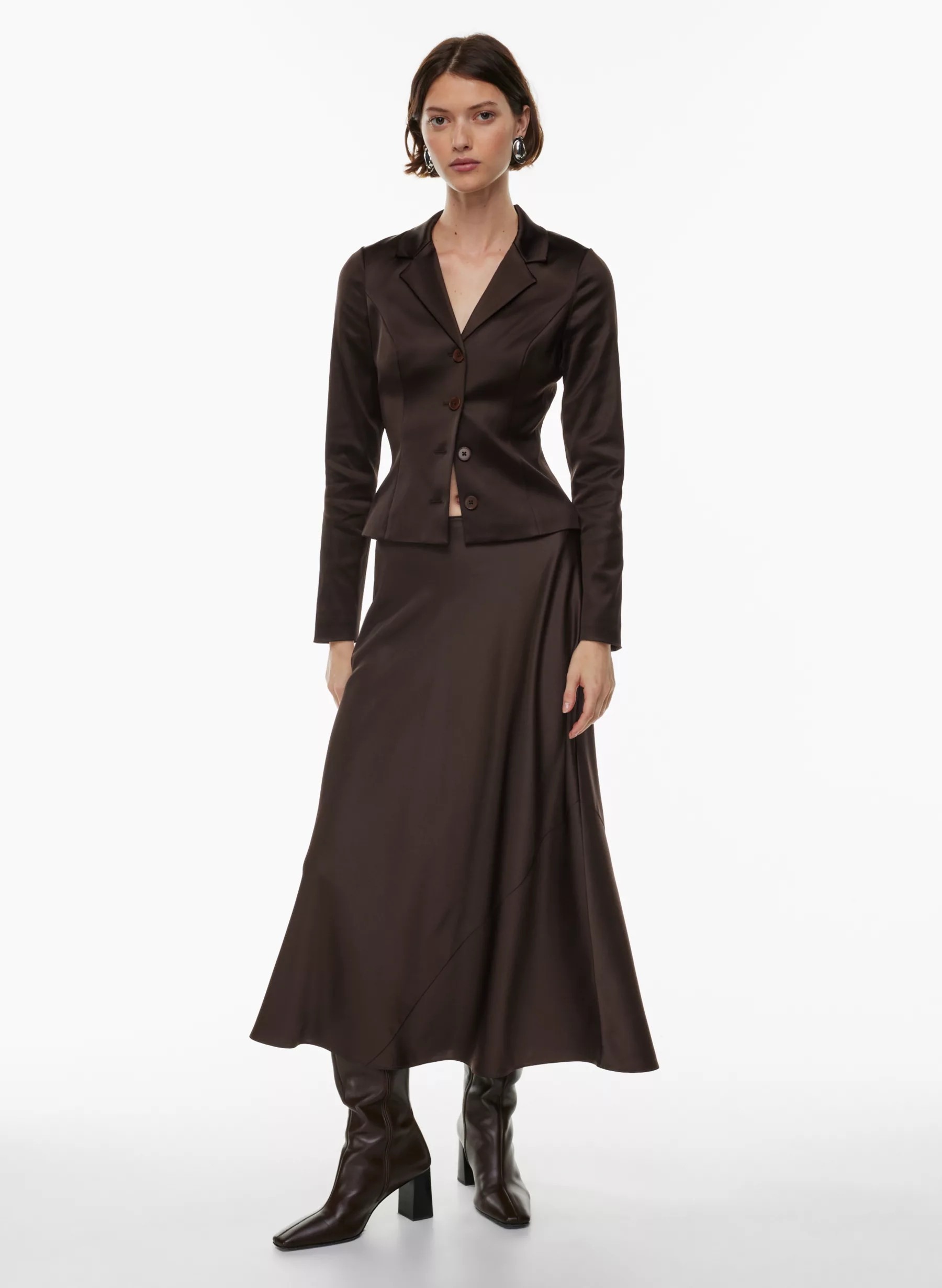 HOLLYWOOD SATIN BLAZER | Aritzia