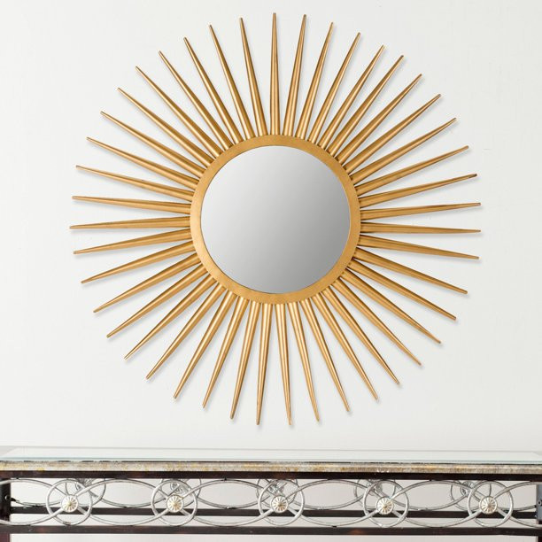 Safavieh Sun Flair Mirror, Gold | Walmart (US)