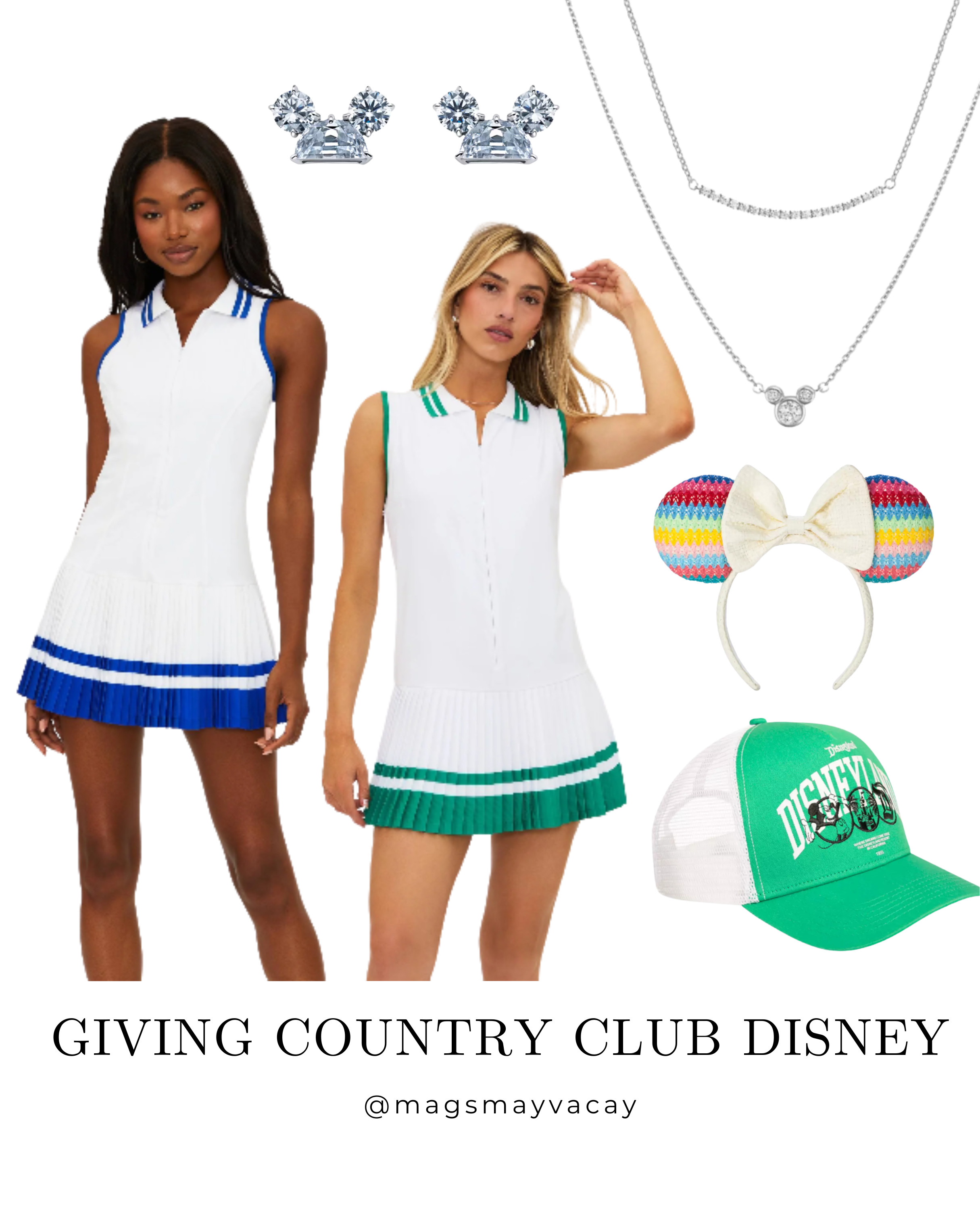 Disney outfit inspo, country club Disney, Disney dresses, Disney jewelry, Disney hats 

 #LTKGiftGuide #LTKActive #LTKFamily