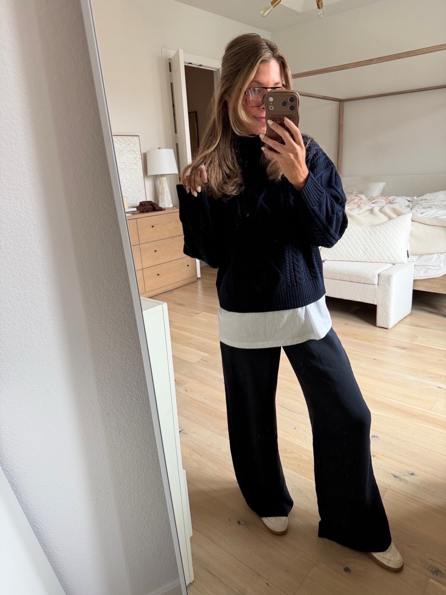 Aritzia cable knit sweater small
Aritzia lodge pants small



#LTKdayinmylife #LTKgrwm #LTKootd