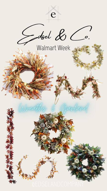 Kicking off Monday of Walmart Week with our favorite wreaths and garlands! No matter your palate, we have you covered with some classic picks. 

#LTKSeasonal #LTKHoliday