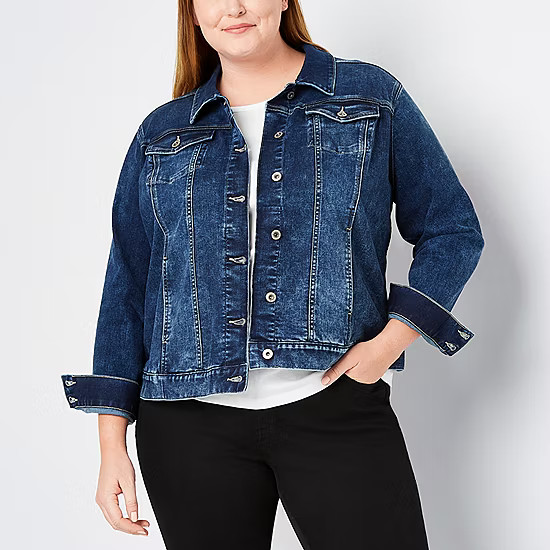 Liz Claiborne Midweight Jacket-Plus | JCPenney