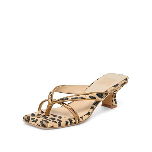 Dolce Vita Women's Brevel Heeled Sandal, Leopard, 5.5 | Amazon (US)