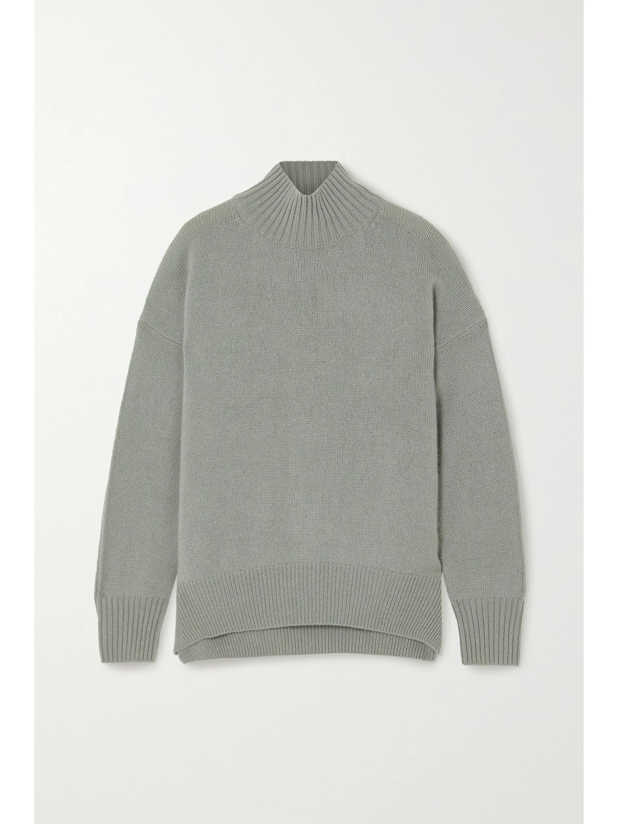 Gray green Cashmere sweater | Allude | NET-A-PORTER | NET-A-PORTER (US)
