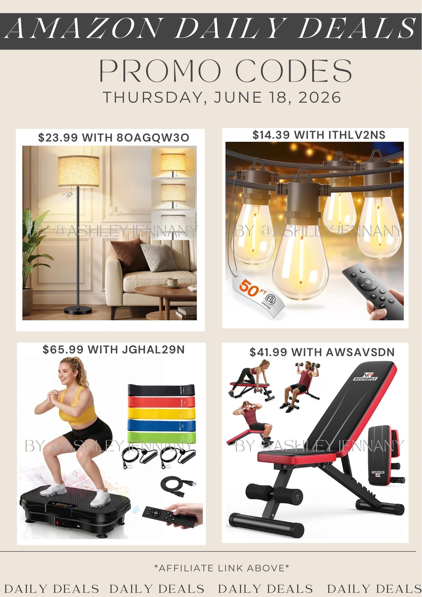 Amazon deals

#LTKHome #LTKSaleAlert #LTKfitnessgoals