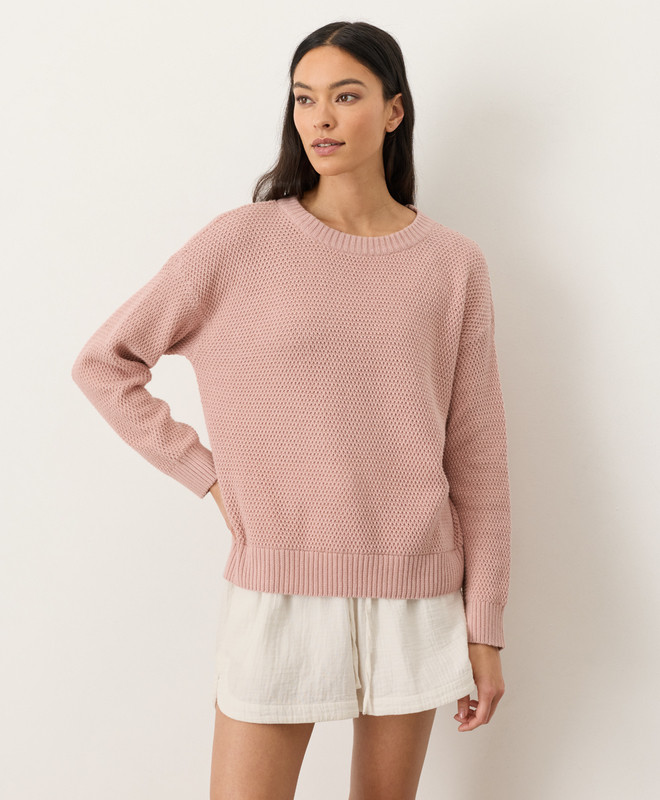 Women’s Shoreline Pullover Sweater made with Organic Cotton | Pact | Pact Apparel