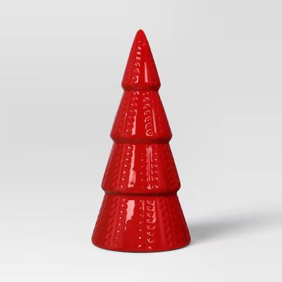 8" Christmas Ceramic Tree Shaped Decor - Wondershop™ | Target